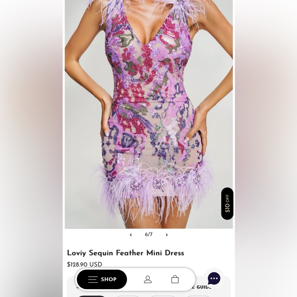 Sequin party dress